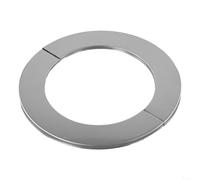 Rosace en acier inoxydable pour installations de tuyauterie pour extracteurs de gaz et robinets de douche (100 mm)