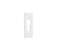 Rosace en aluminium adhésive cylindre européen - Blanc