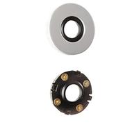 Vachette Rosaces cylindre rond 26,5 mm – compatible Bercy, Golf, Orca – aluminium argent