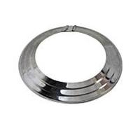 Bertrams rosace en aluminium 14RO90-110 Ø 90-110 mm, réglable, avec collier, Inox