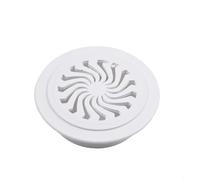 Rosace en plastique avec fonction de ventilation en polypropylène robuste résistant à l'humidité et aux acides (100 mm)