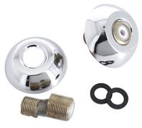 Rosace et colonnette excentrée double mâle 20/15 GARIS R09-P002