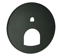 Rosace Grohe avec inverseur 2 voies Hard Graphite Brossé