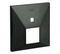 Rosace Grohe carrée pour Mitigeur monocommandé inverseur 2 voies Hard Graphite Brossé