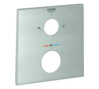 Rosace Grohe carrée, pour Mitigeur Thermostatique 205x200mm Supersteel 49102DC0