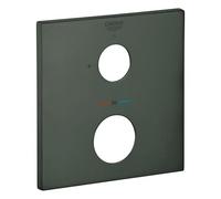 Rosace Grohe carrée, pour Mitigeur Thermostatique 250x205mm Hard Graphite Brossé 49109AL0