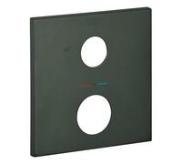 Rosace Grohe carrée, pour Mitigeur Thermostatique Baignoire 253x200mm Hard Graphite Brossé 49103AL0