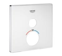 Rosace Grohe Pour Thermostat avec 1 vanne d'arrêt Blanc Lune 49038LS0