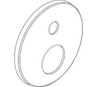 rosace Ideal Standard , ronde / courbée, B / S Easy-Box, A960896AA A960896AA, chromée