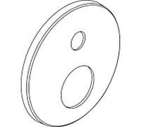 rosace Ideal Standard , ronde / plate, B / S Easy-Box, A962392AA chrome