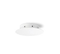Rosace métallique noire multi-câbles 8 trous pour compositions Blanc