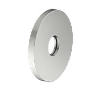 Rosace murale KEUCO IXMO 59545210091 ronde, surdimensionnée, pour raccordements encastrés G 2000 /2, Ø 10,5 cm, finition inox
