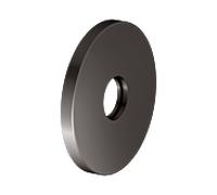 Rosace murale KEUCO IXMO 59545350091 ronde, surdimensionnée, pour raccordements encastrés G 2000 /2, Ø 10,5 cm, noir titane brossé