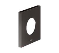 Rosace murale KEUCO IXMO 59551350092 carrée, surdimensionnée, pour mitigeur monocommande encastré, Ø 10,5 cm, noir titane brossé