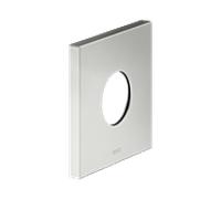 Rosace murale KEUCO IXMO 59553210092 carrée, surdimensionnée, pour robinetterie thermostatique encastrée, Ø 10,5 cm, finition inox