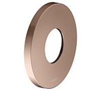 Rosace murale KEUCO IXMO 59553290091 ronde, surdimensionnée, pour robinetterie thermostatique encastrée, Ø 10,5 cm, or rose brossé