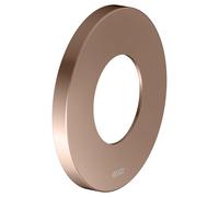 Rosace murale KEUCO surdimensionnée pour robinets et mitigeurs thermostatiques de douche encastrés, ronde, 59553, 59556290091, Couleur: rouge or brossÃ©