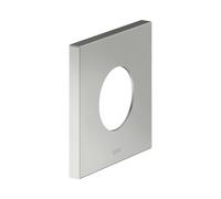 Rosace murale KEUCO surdimensionnée pour vannes et robinets de douche thermostatiques encastrés, carrée, 59556060092, Couleur: acier inoxydable