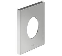 Rosace murale KEUCO surdimensionnée pour vannes et robinets de douche thermostatiques encastrés, carrée, 59556210092, Couleur: acier inoxydable