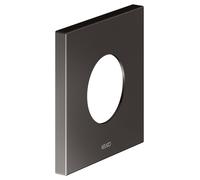 Rosace murale KEUCO IXMO 59556350092 carrée, surdimensionnée, pour mitigeur de douche Ventile et thermostat, 10,5 x 10,5 cm, noir titane brossé