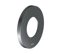 Rosace murale surdimensionnée KEUCO pour mitigeur monocommande et mitigeur de douche encastré, rond, 59551130091, Couleur: Chrome noir brossé