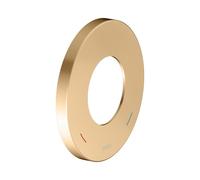 Rosace murale KEUCO IXMO 59551250091 ronde, surdimensionnée, pour mitigeur monocommande encastré, Ø 10,5 cm, laiton brossé