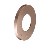 Rosace murale surdimensionnée KEUCO pour mitigeur monocommande et mitigeur de douche encastré, rond, 59551290091, Couleur: rouge or brossÃ©