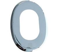 Rosace ovale SALOME chromé brillant SGN2 - HERACLES - D-807ROO-CB Chromé