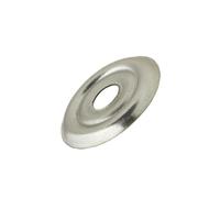 Rosace plate en acier zingué - 30 mm - Boite de 100 - - RP30