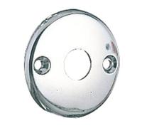 Rosace pour poignée - diamètre 50 mm - trou de 14 mm - alu chromé VACHETTE