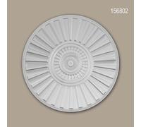Rosace Profhome 156802 Médaillon Élément décoratif style Art déco blanc Ø 70 cm
