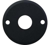 Rosace ronde acier noire - Bec de cane - Brionne