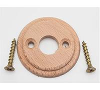 Rosace Ronde, Bec de Cane, 50mm, Bois Brut