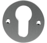 Rosace ronde clé I pour cylindre - aluminium argent JOURJON