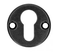 Rosace ronde clé I pour cylindre - fer époxy noir - 970 BOUVET