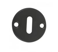 Rosace ronde clé L pour clé simple - fer époxy noir - 970 BOUVET