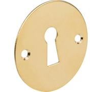 Rosace ronde laiton poli - Clé L - Duval