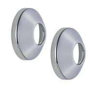 Rosace sanitaire conique finition chromé 3/4 - Ø65 mm - hauteur 21 mm (x2) NOYON & THIEBAULT