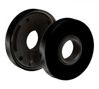 Rosaces bec-de-cane pour poignées 7700 Arcolor - Noir VACHETTE