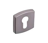 Vachette Jeu de rosaces MUZE/SCULT/ARTIS condamnation 52x56 mm fixation invisible Diamant noir Zamak