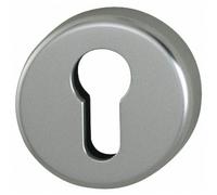 Rosaces clé I pour cylindre - gamme Hoppe - alu aspect inox HOPPE