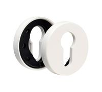 Rosaces clé I pour cylindre - nylon - blanche RAL 9016 - ZD NORMBAU