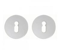 Rosaces clé L pour clé simple - nylon - blanche RAL 9016 - ZD NORMBAU