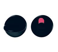 Rosaces condamnation à voyant - polyamide - série 111 - Noir HEWI