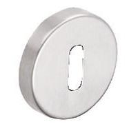 Rosaces condamnation voyant - gamme Hoppe - alu aspect inox HOPPE