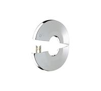 rosaces ouvrantes - diamètre 14 mm - chromées - lot de 2 - delabie 824014.2p