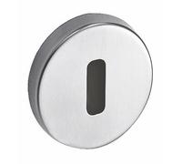 Rosaces rondes clé L pour clé simple - inox 304 brossé - Kinox Linox VACHETTE