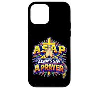Rosaire Croix chrétienne Arc-en-Ciel Always Say A Prayer Coque pour iPhone 12 Mini