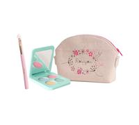 Rosajou - Trousse maquillage pour enfant - Fard à paupières et pinceau yeux - Made in France - Vegan - Cadeau enfant 3 ans et plus