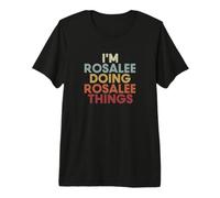 Rosalee Name Rosalee Personalized Name First Given T-Shirt Haut de Gamme